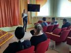 Встреча-беседа учащихся школы с первым секретарем Жабинковского РК ОО «БРСМ» 